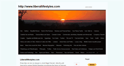 Desktop Screenshot of liberallifestyles.com